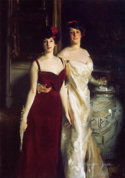 Ena y Betty, hijas de Asher y la señora Wertheimer, retrato de John Singer Sargent Pinturas al óleo